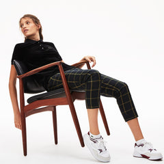 Wo  LIVE Slim Fit Golden Signature Velvet Polo Shirt | Lacoste Womens