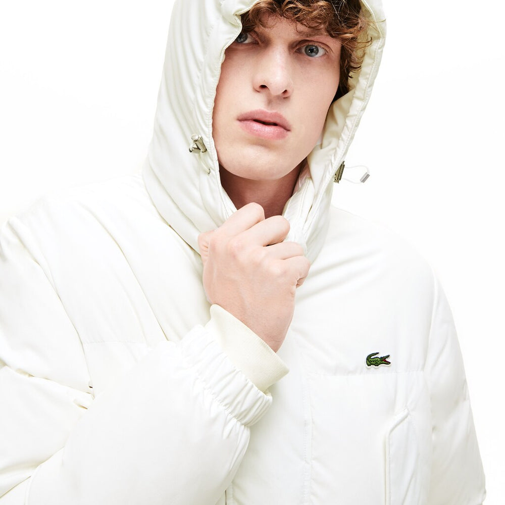 Detachable Hood Water-Resistant Quilted Jacket | Lacoste Mens