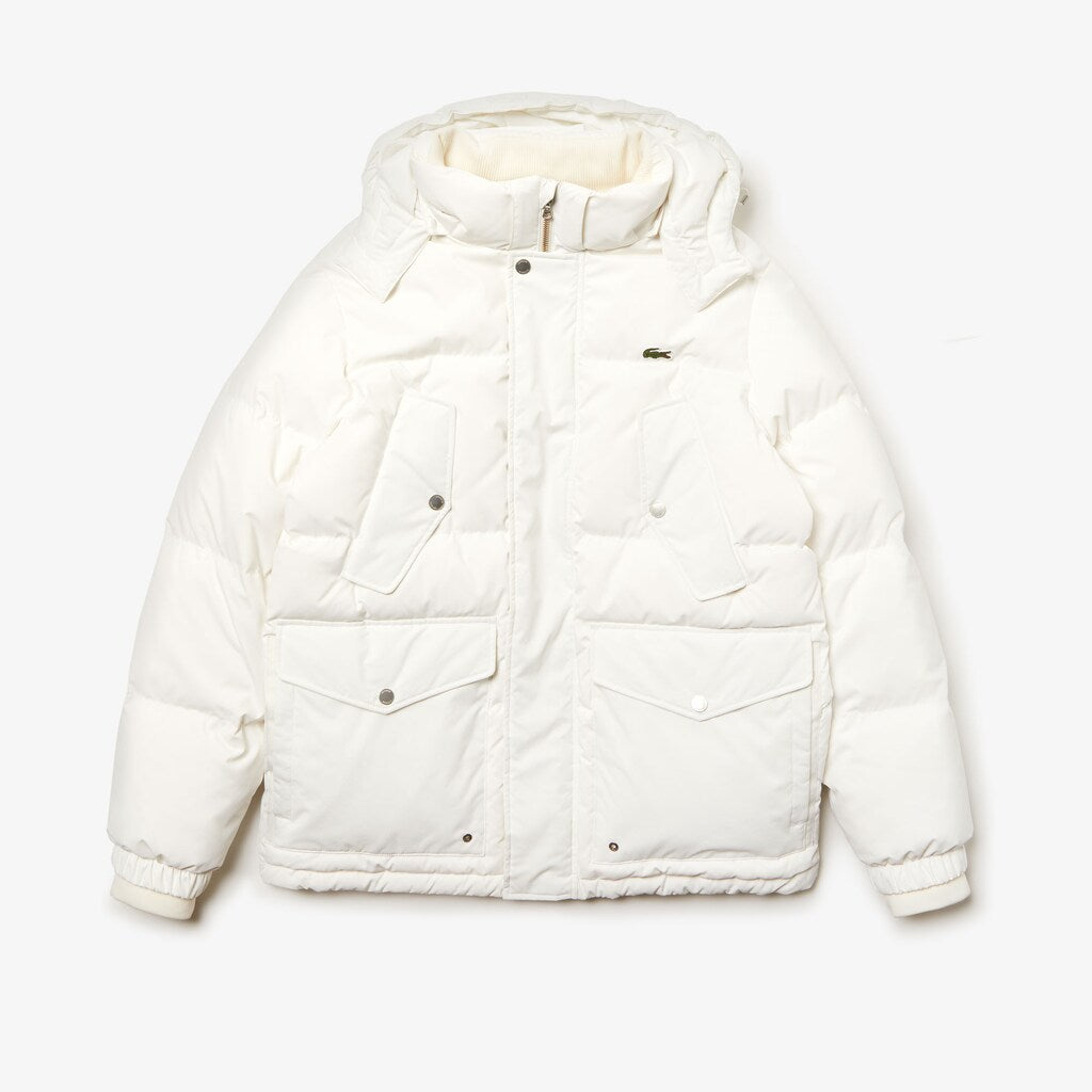 Detachable Hood Water-Resistant Quilted Jacket | Lacoste Mens