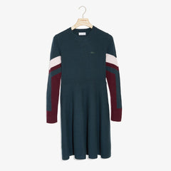 Wo  Color Block Stripe Polo Dress | Lacoste Womens