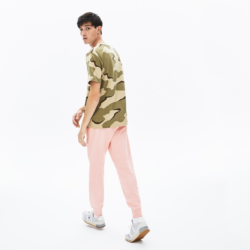 Unisex LIVE Cotton Fleece Sweatpants | Lacoste Mens
