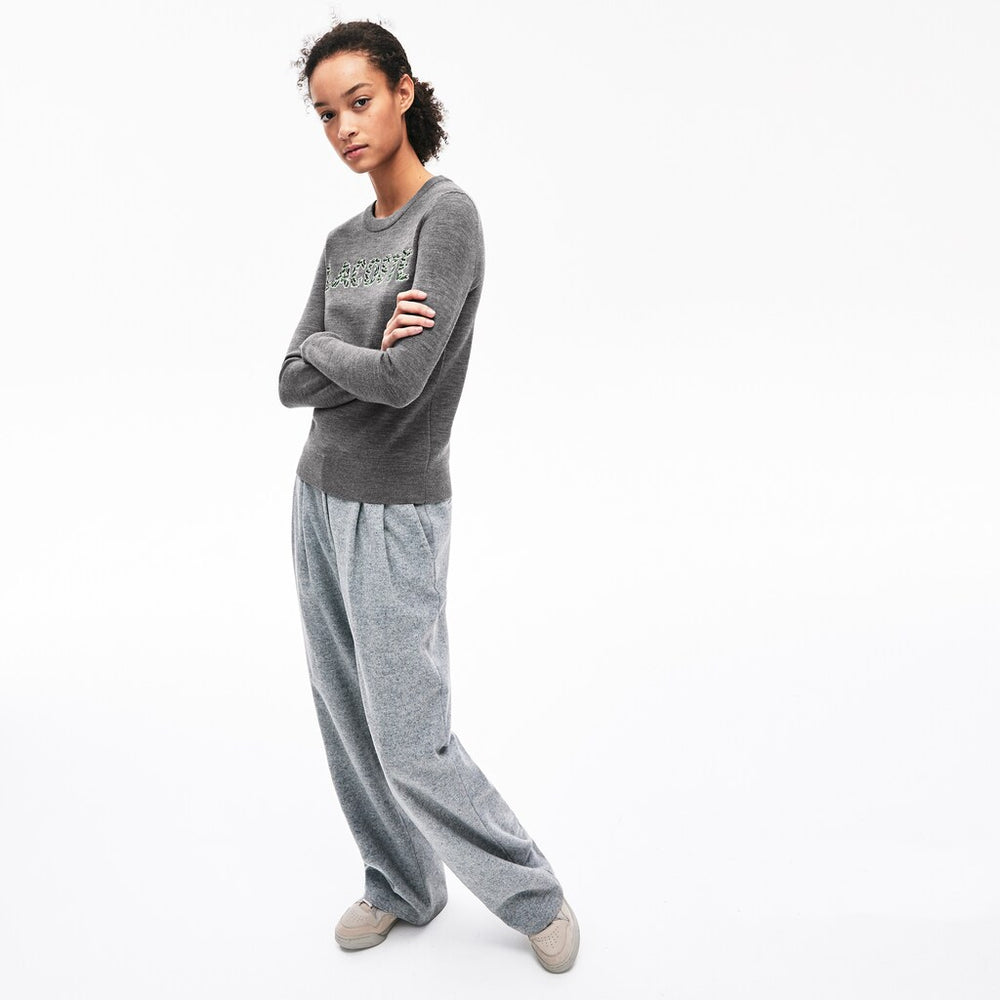 Wo  Croco Magic Wool Sweater | Lacoste Womens