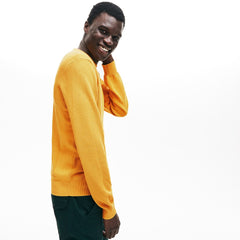 Crewneck Textured Thermoregulating Sweater | Lacoste Mens