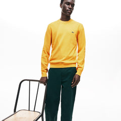 Crewneck Textured Thermoregulating Sweater | Lacoste Mens