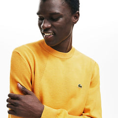 Crewneck Textured Thermoregulating Sweater | Lacoste Mens