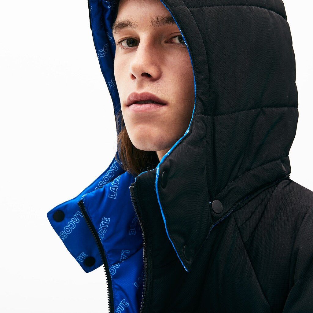 LIVE Print-Lined Reversible Quilted Jacket | Lacoste Mens