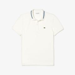 Slim Fit Stripe-Accented Cotton Piqué Polo | Lacoste Mens