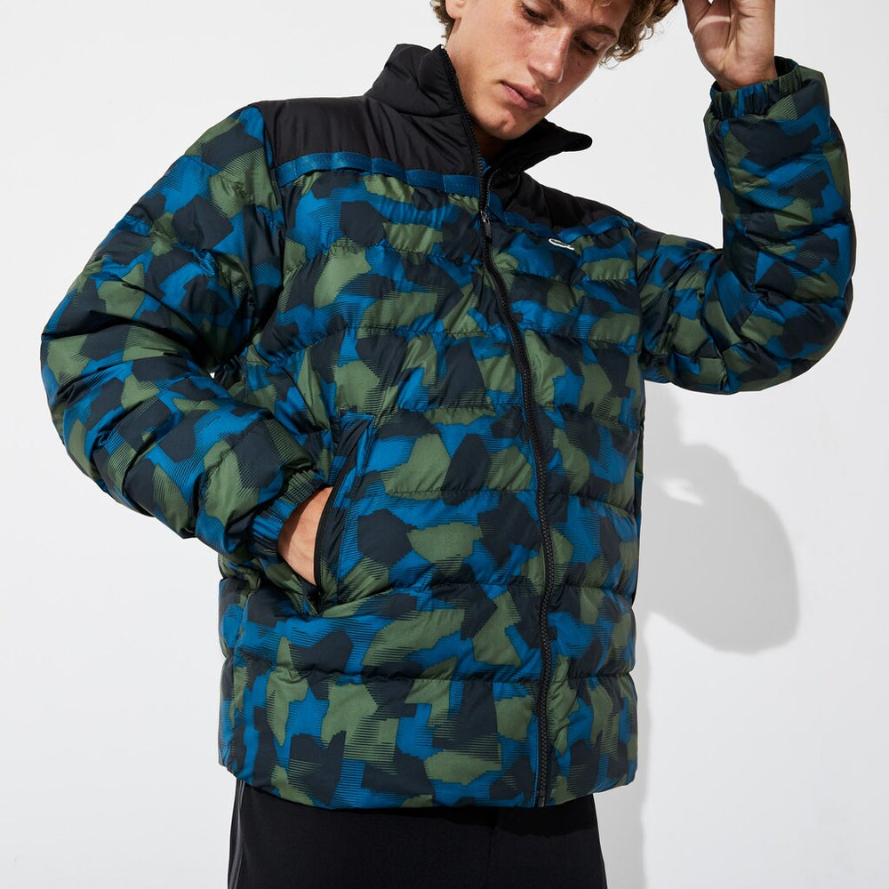 SPORT Color-Blocked Water Resistant Quilted Jacket | Lacoste Mens