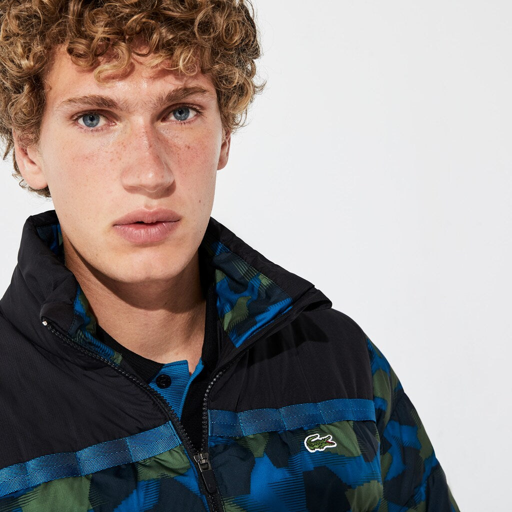 SPORT Color-Blocked Water Resistant Quilted Jacket | Lacoste Mens