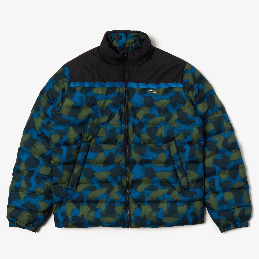 SPORT Color-Blocked Water Resistant Quilted Jacket | Lacoste Mens