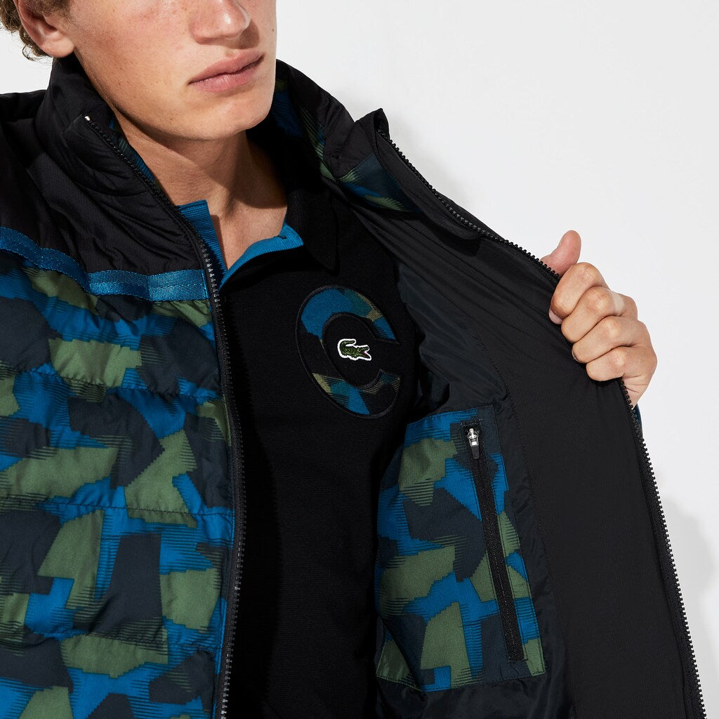 SPORT Color-Blocked Water Resistant Quilted Jacket | Lacoste Mens