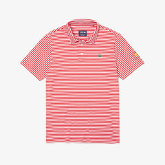 Presidents Cup Pinstriped Breathable Jersey Golf Polo | Lacoste Mens