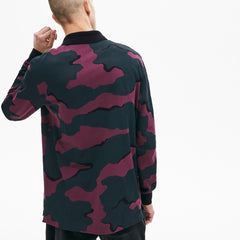 LIVE Loose Fit Camo Cotton Polo Shirt | Lacoste Mens