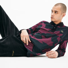LIVE Loose Fit Camo Cotton Polo Shirt | Lacoste Mens