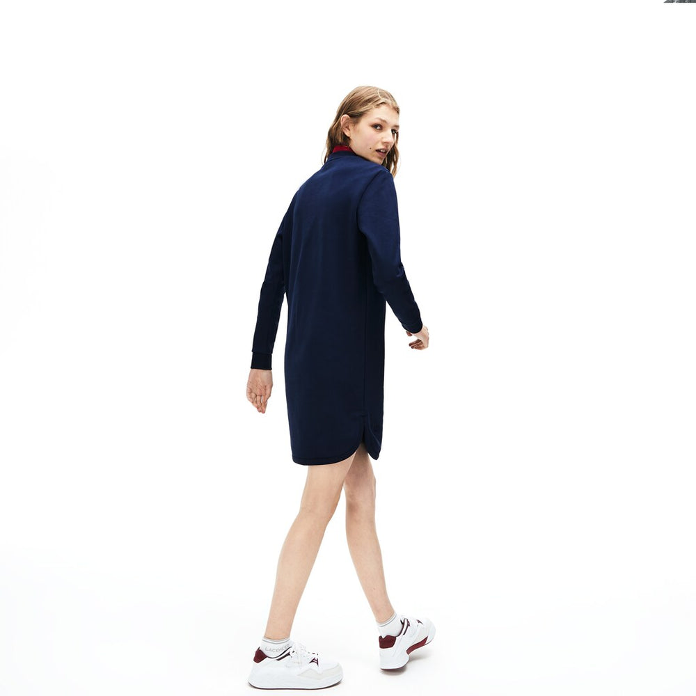 Wo  3D-Lettering Fleece Sweatshirt Dress | Lacoste Womens