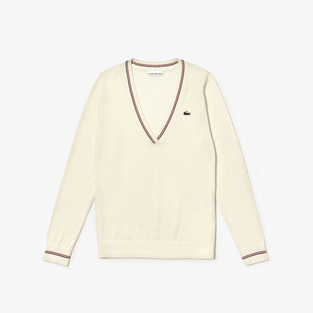 Wo  SPORT Technical Wool Blend Golf Sweater | Lacoste Womens