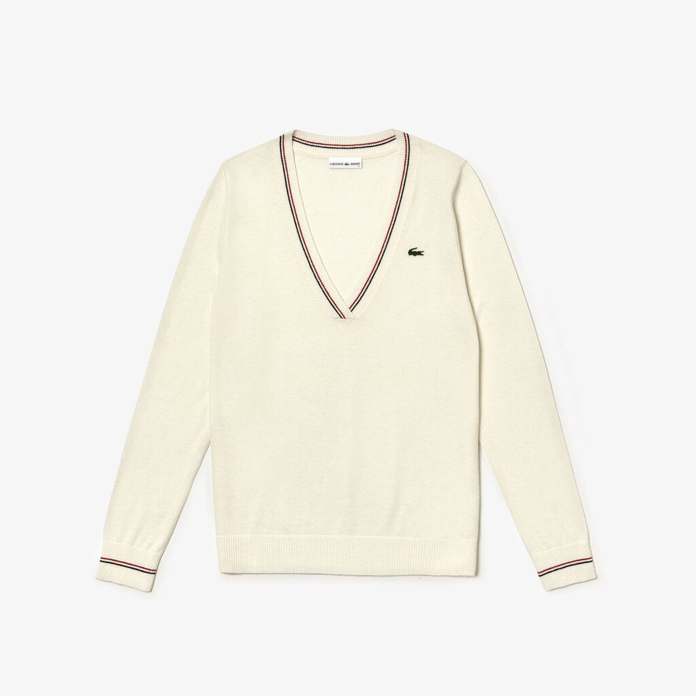 Wo  SPORT Technical Wool Blend Golf Sweater | Lacoste Womens