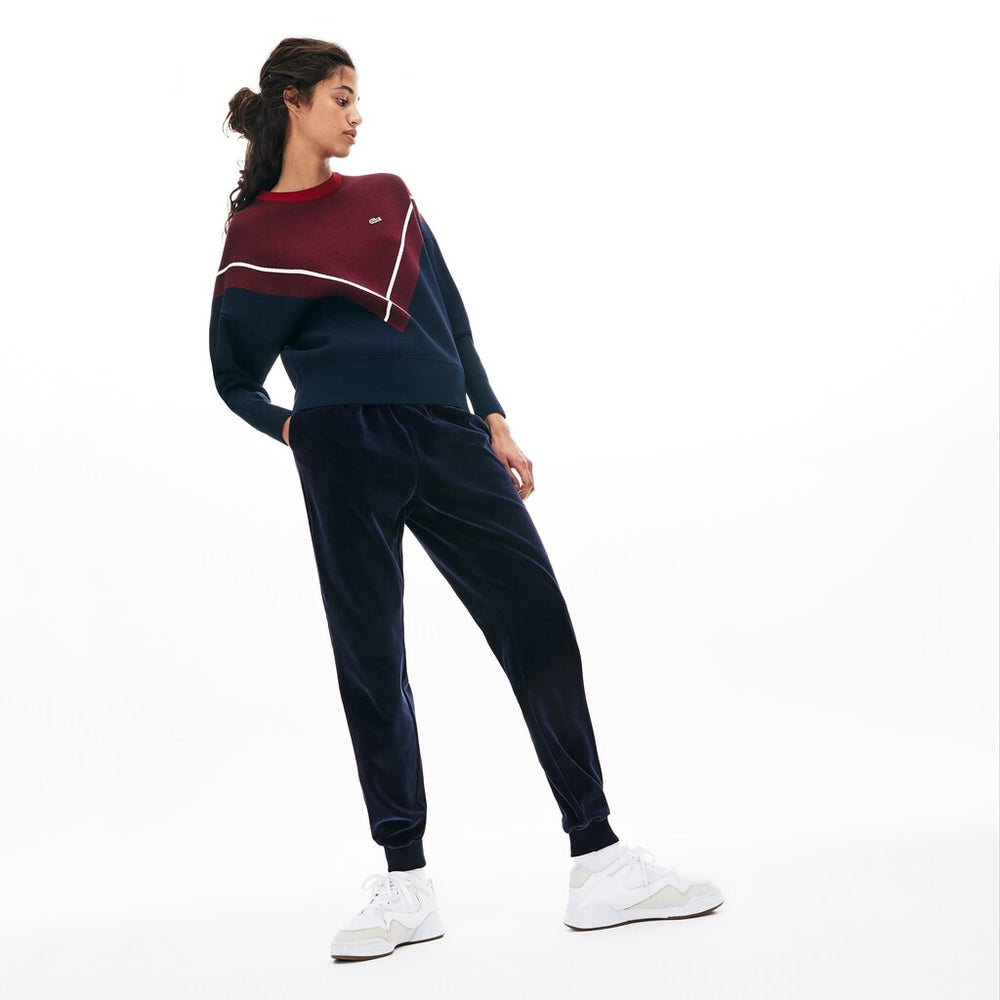 Wo  Tapered Velour Terry Sweatpants | Lacoste Womens