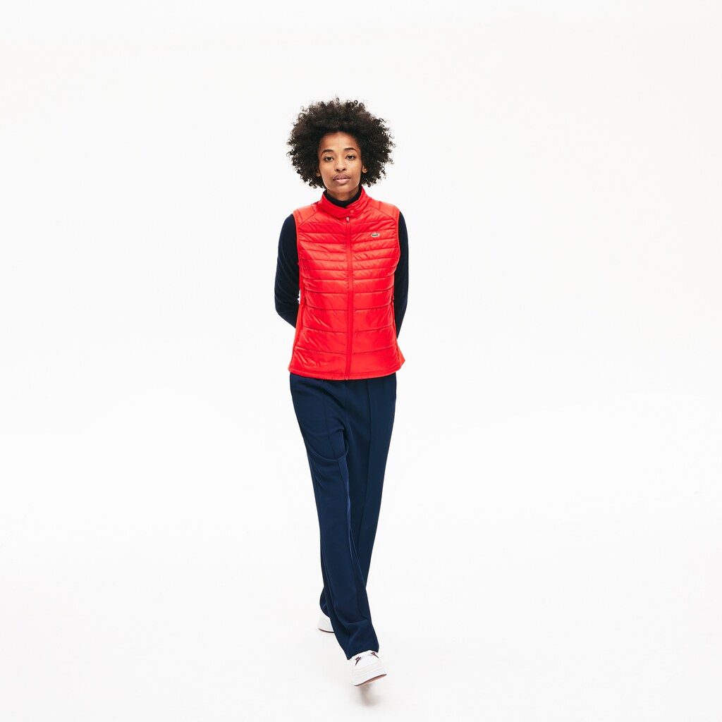 Wo  SPORT Water-Resistant Quilted Technical Golf Vest | Lacoste Womens