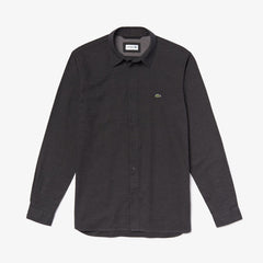 Slim Fit Cotton Flannel Shirt | Lacoste Mens