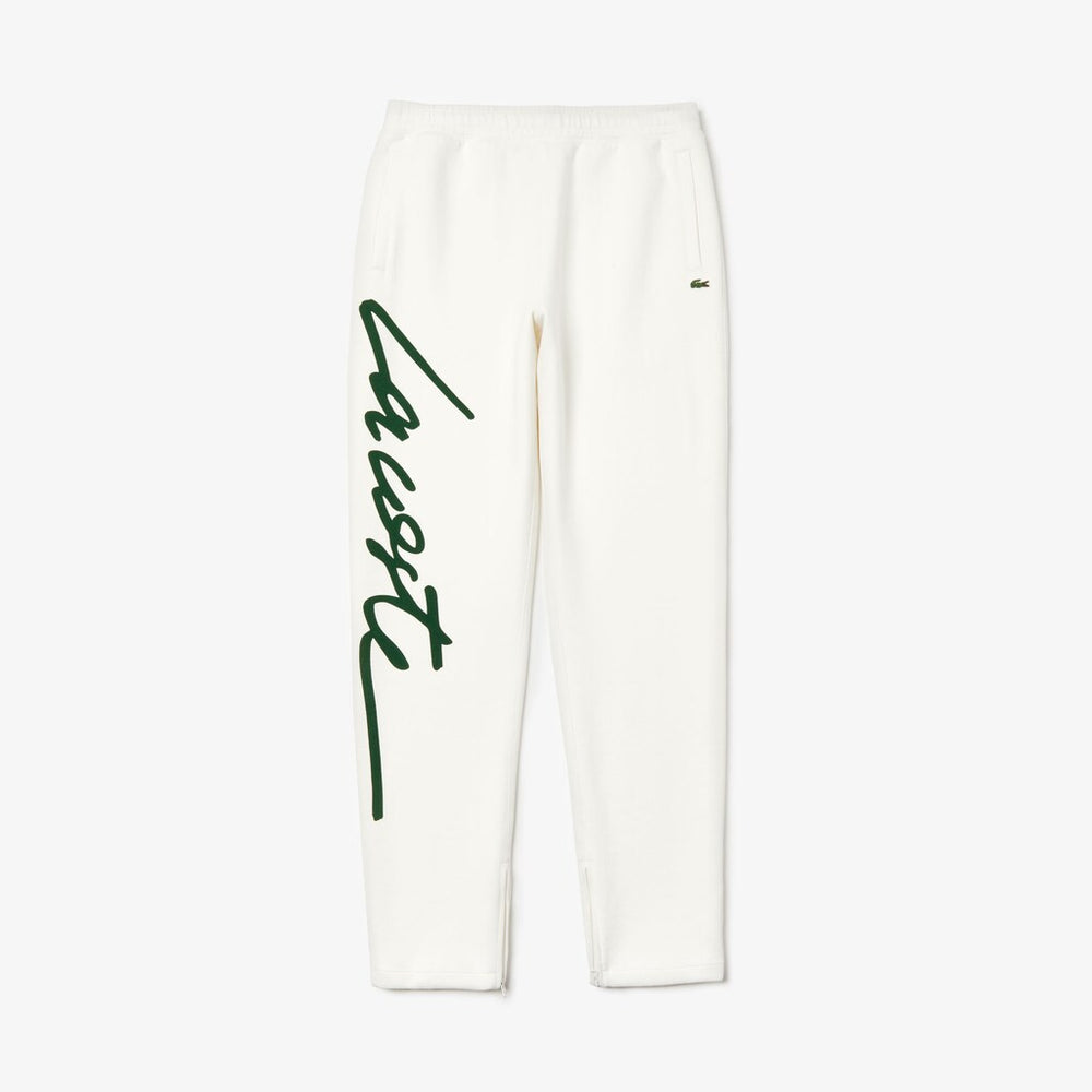Unisex LIVE Signature Textured Fleece Sweatpants | Lacoste Mens
