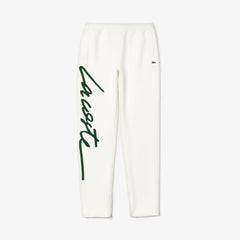 Unisex LIVE Signature Textured Fleece Sweatpants | Lacoste Mens