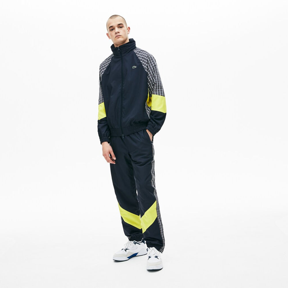 LIVE Patchwork Trackpants | Lacoste Mens
