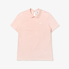 Wo  LIVE Velvet-Croc Piqué Polo Shirt | Lacoste Womens