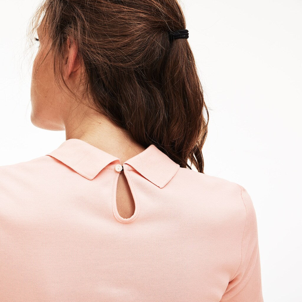 Wo  LIVE Velvet-Croc Piqué Polo Shirt | Lacoste Womens