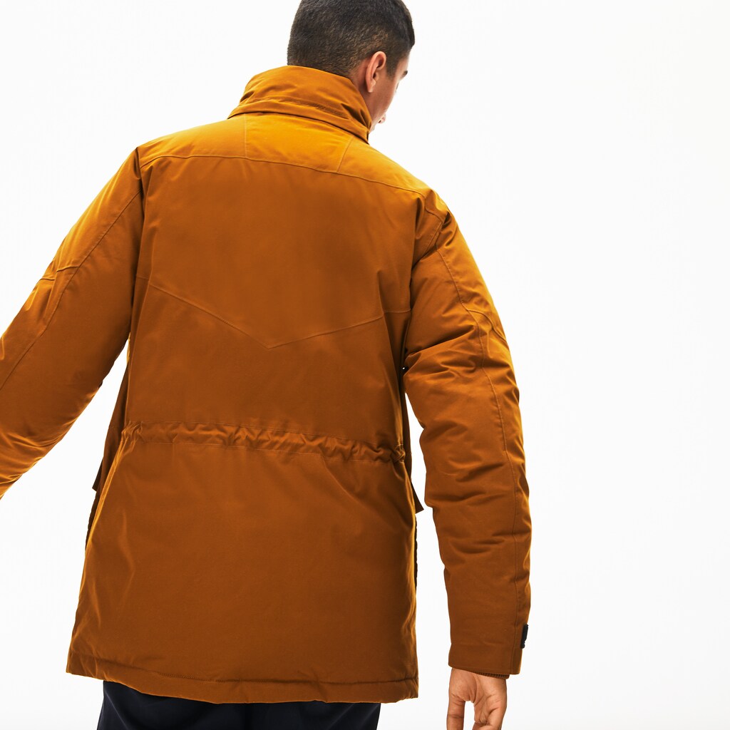 Detachable Faux Fur Hood Long Quilted Parka | Lacoste Mens