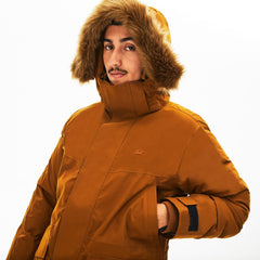 Detachable Faux Fur Hood Long Quilted Parka | Lacoste Mens