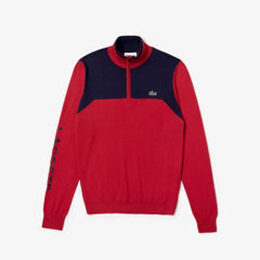 SPORT Zip-Up Technical Wool Sweater | Lacoste Mens