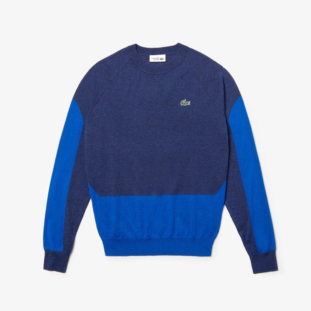 SPORT Color-Blocked Breathable Wool Sweater | Lacoste Mens