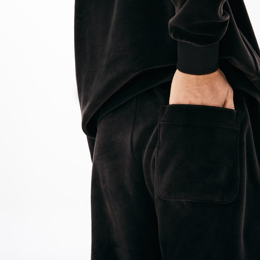 LIVE Golden Signature Velvet Sweatpants | Lacoste Mens