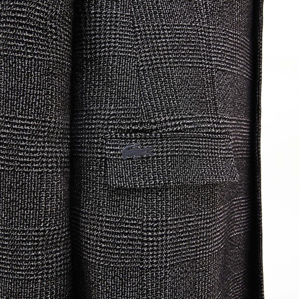 Glen Plaid Wool Blend Chesterfield Coat | Lacoste Mens