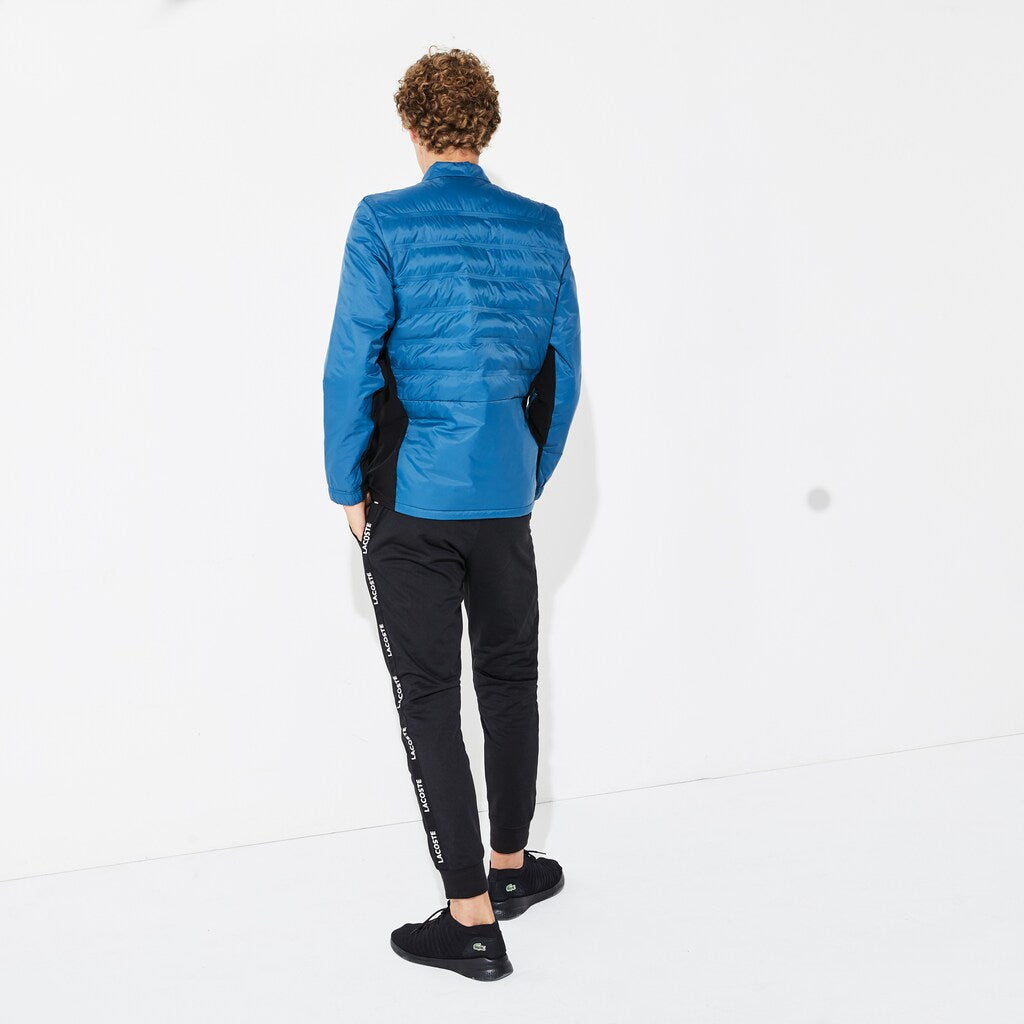SPORT Quilted Mixed-Material Zip Tennis Jacket | Lacoste Mens