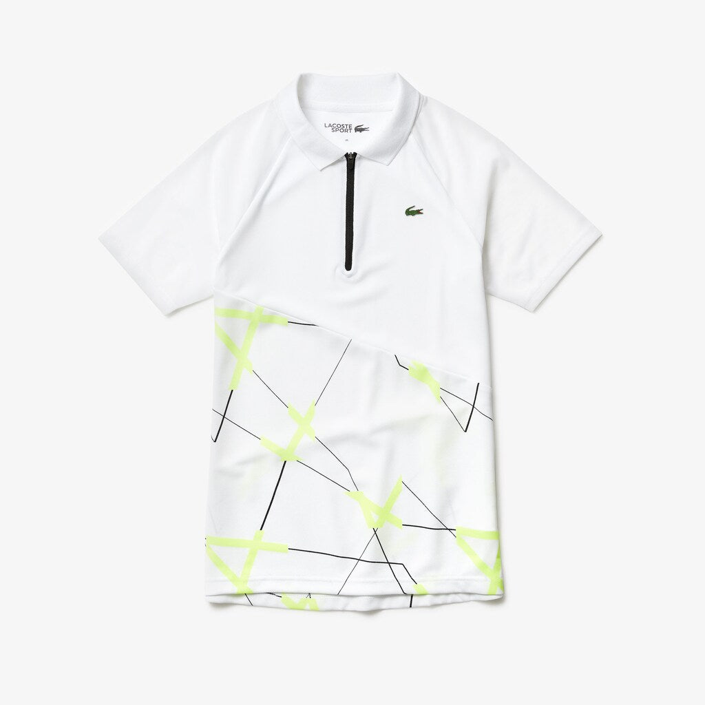 Wo  SPORT Geometric Print Breathable Tennis Polo | Lacoste Womens