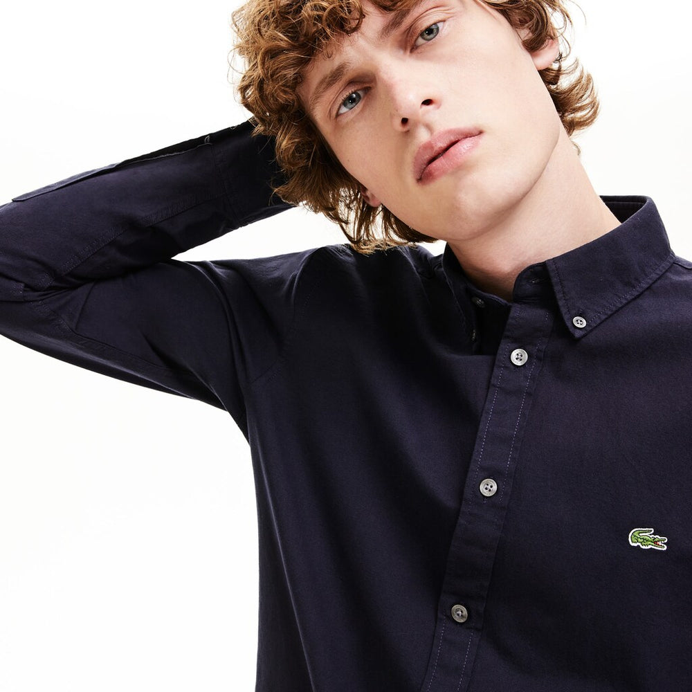 Slim Fit Stretch Cotton Shirt | Lacoste Mens