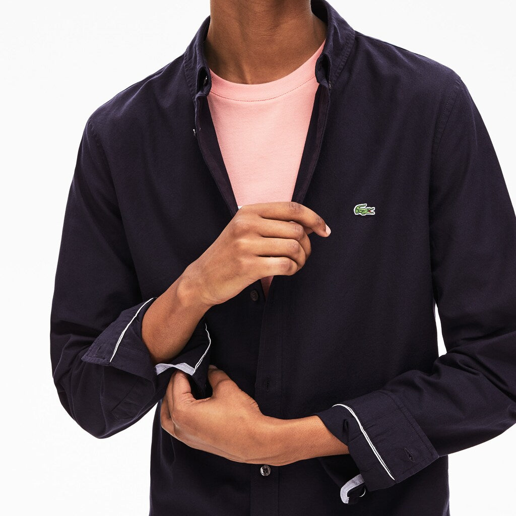 Slim Fit Stretch Cotton Shirt | Lacoste Mens