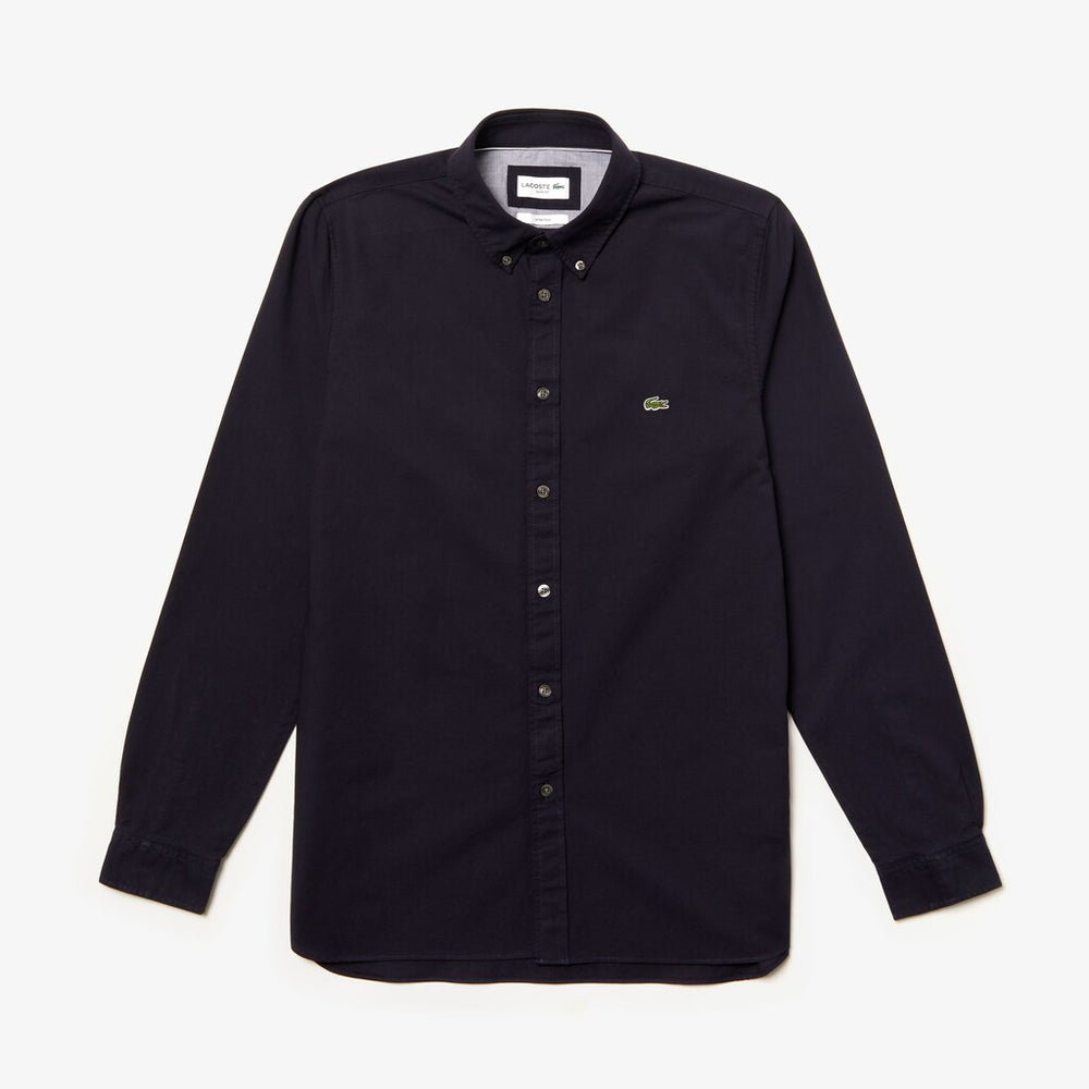 Slim Fit Stretch Cotton Shirt | Lacoste Mens