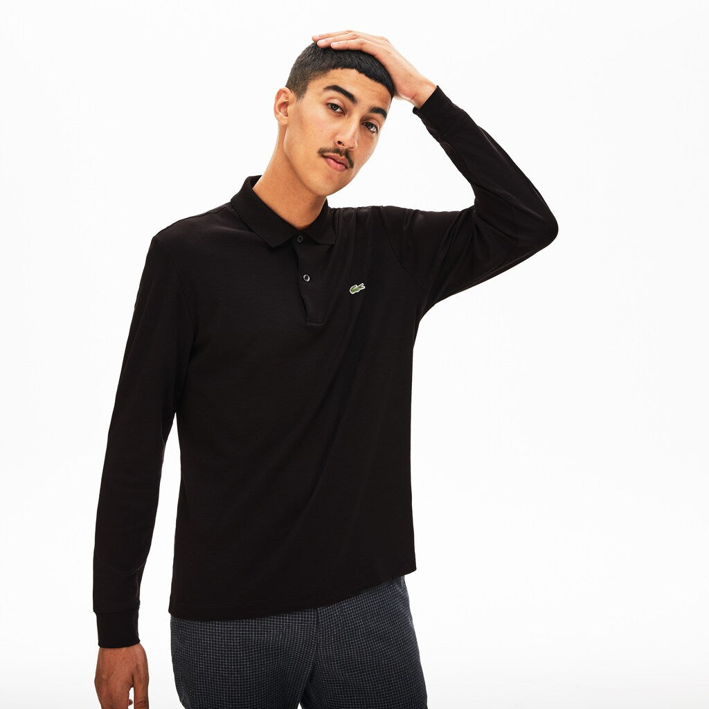 Long Sleeve Pima Cotton Polo | Lacoste Mens