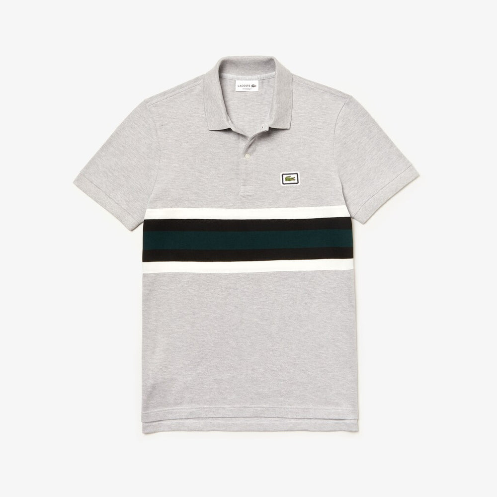 Regular Fit Thick Cotton Piqué Polo Shirt | Lacoste Mens