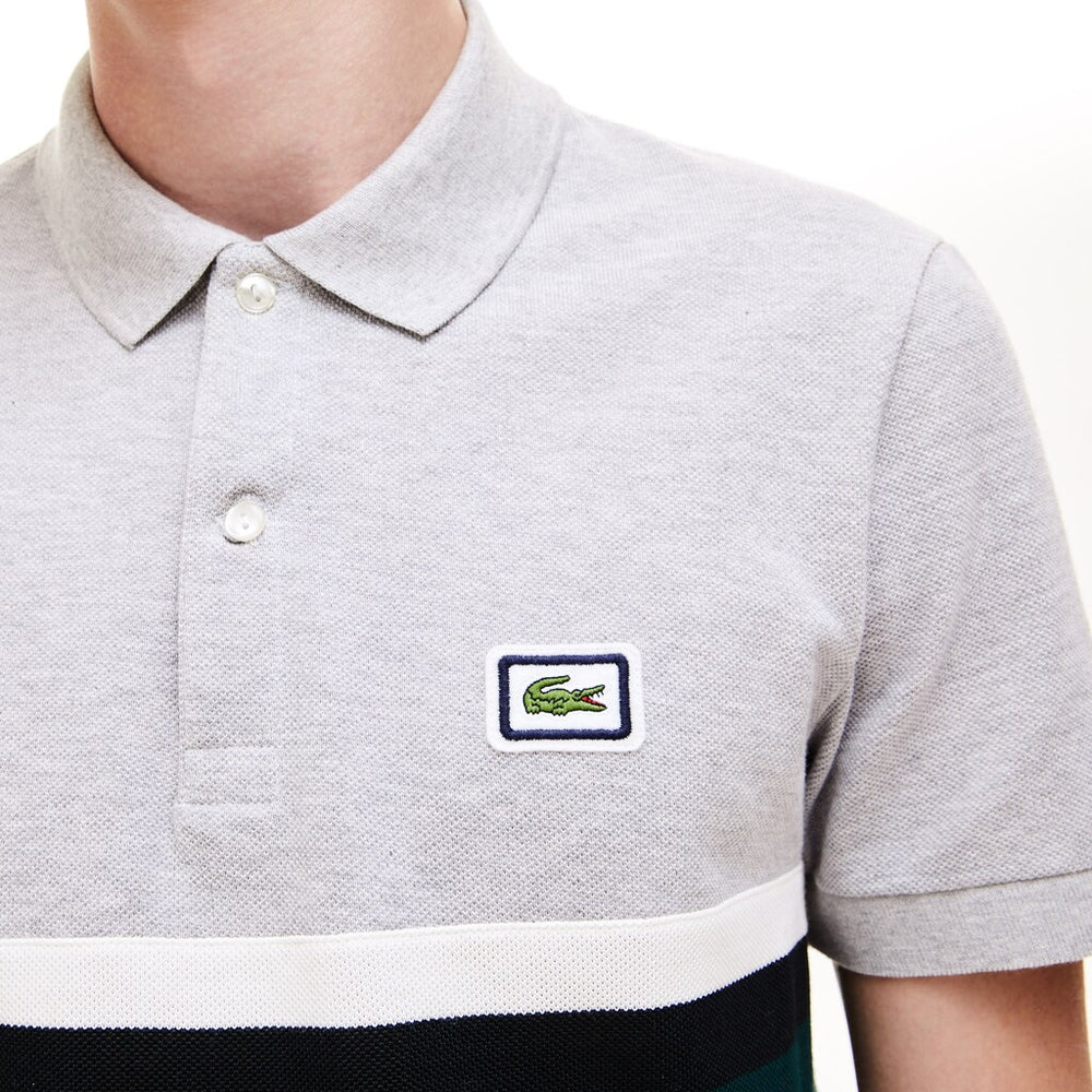 Regular Fit Thick Cotton Piqué Polo Shirt | Lacoste Mens