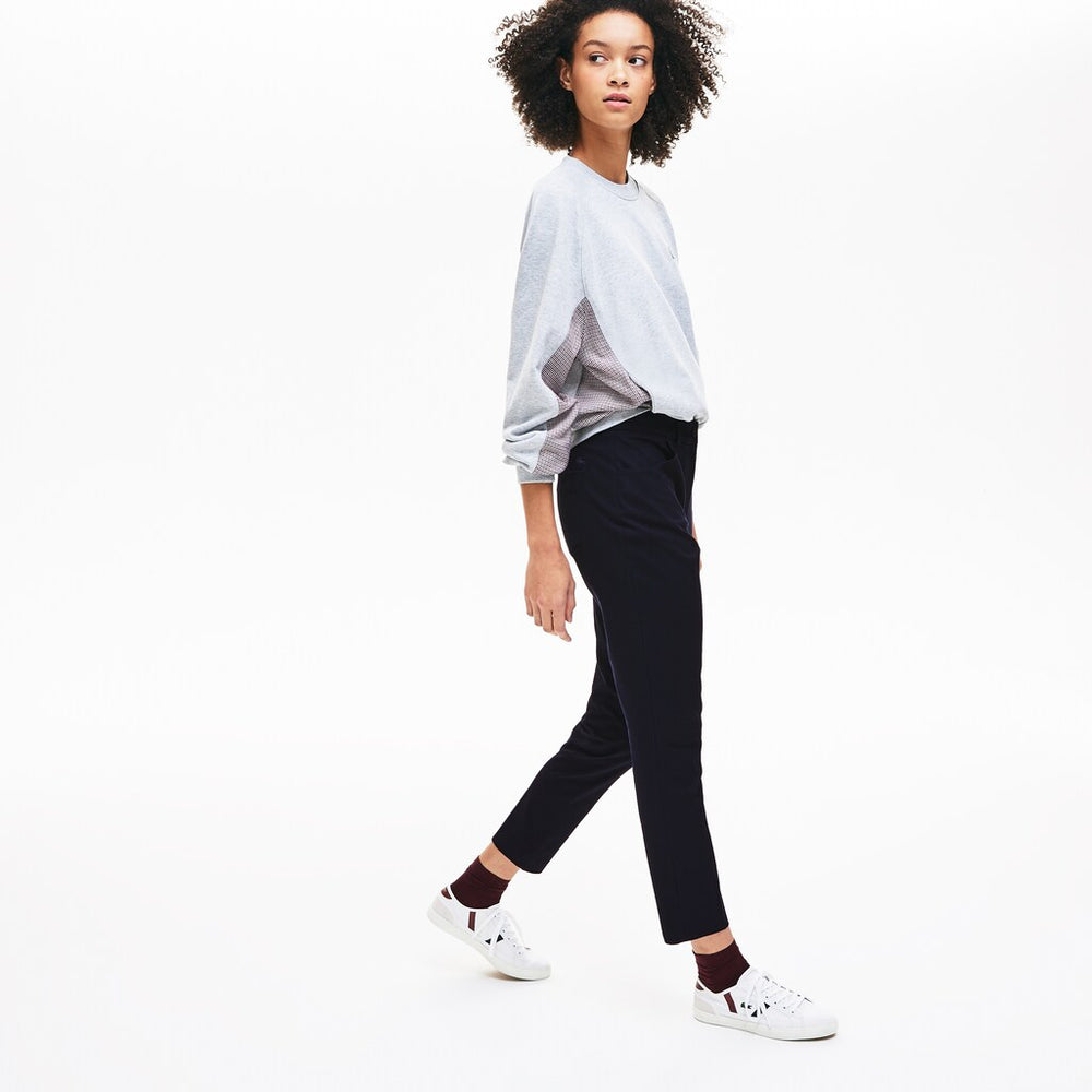 Wo  Slim Fit Stretch Cotton Twill Pants | Lacoste Womens