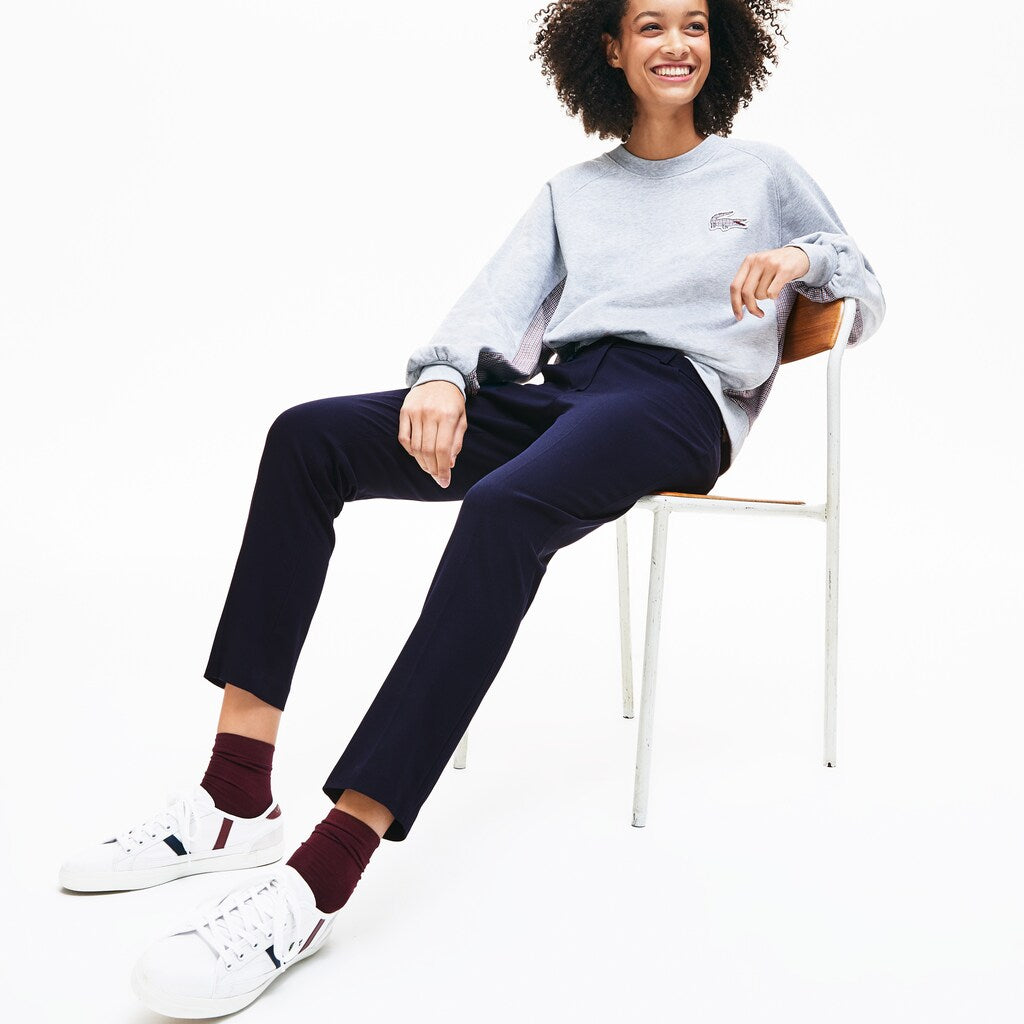 Wo  Slim Fit Stretch Cotton Twill Pants | Lacoste Womens