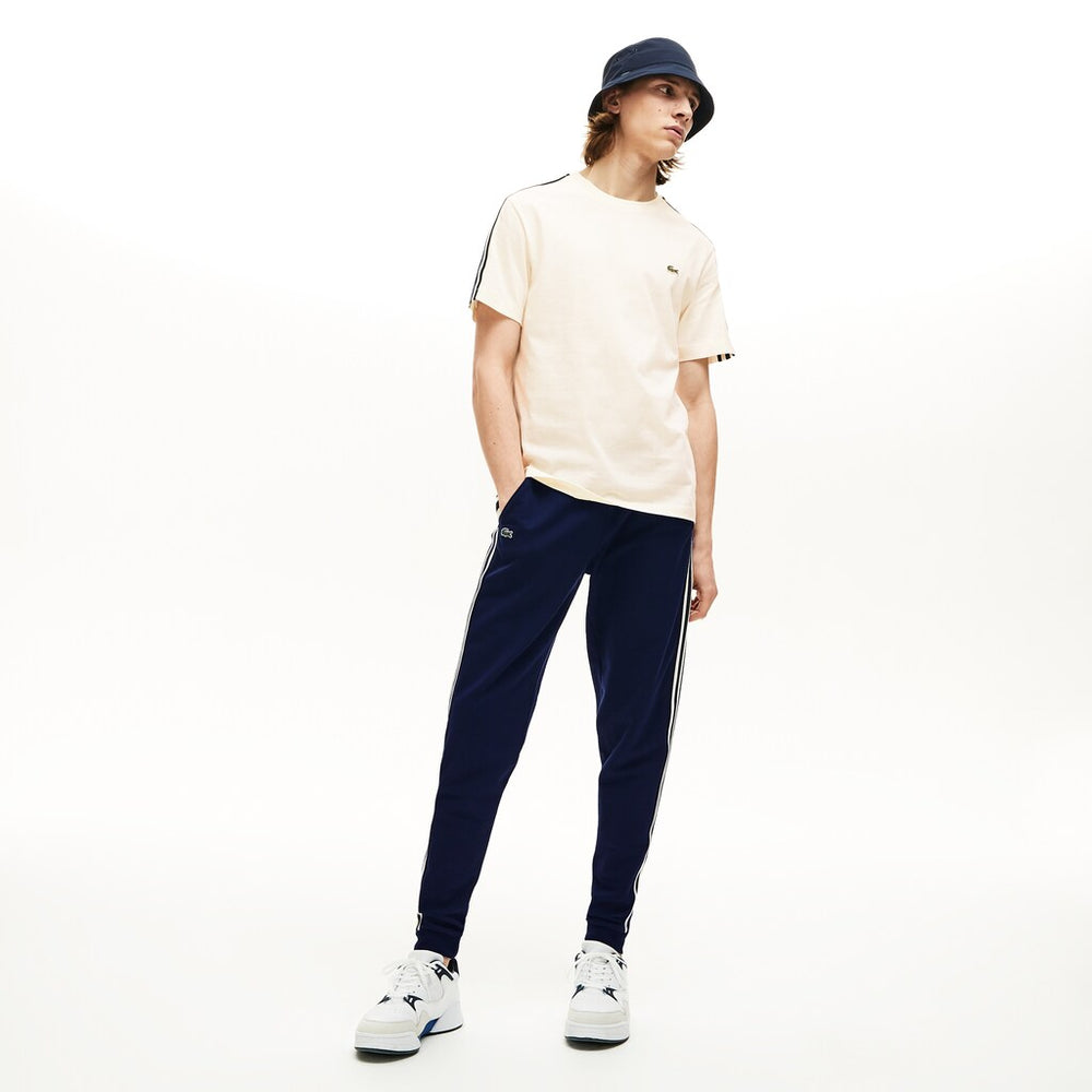 Stripe Sleeved Jersey T-Shirt | Lacoste Mens