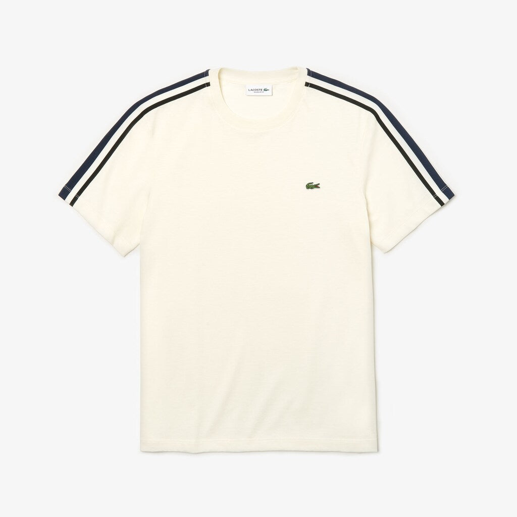 Stripe Sleeved Jersey T-Shirt | Lacoste Mens