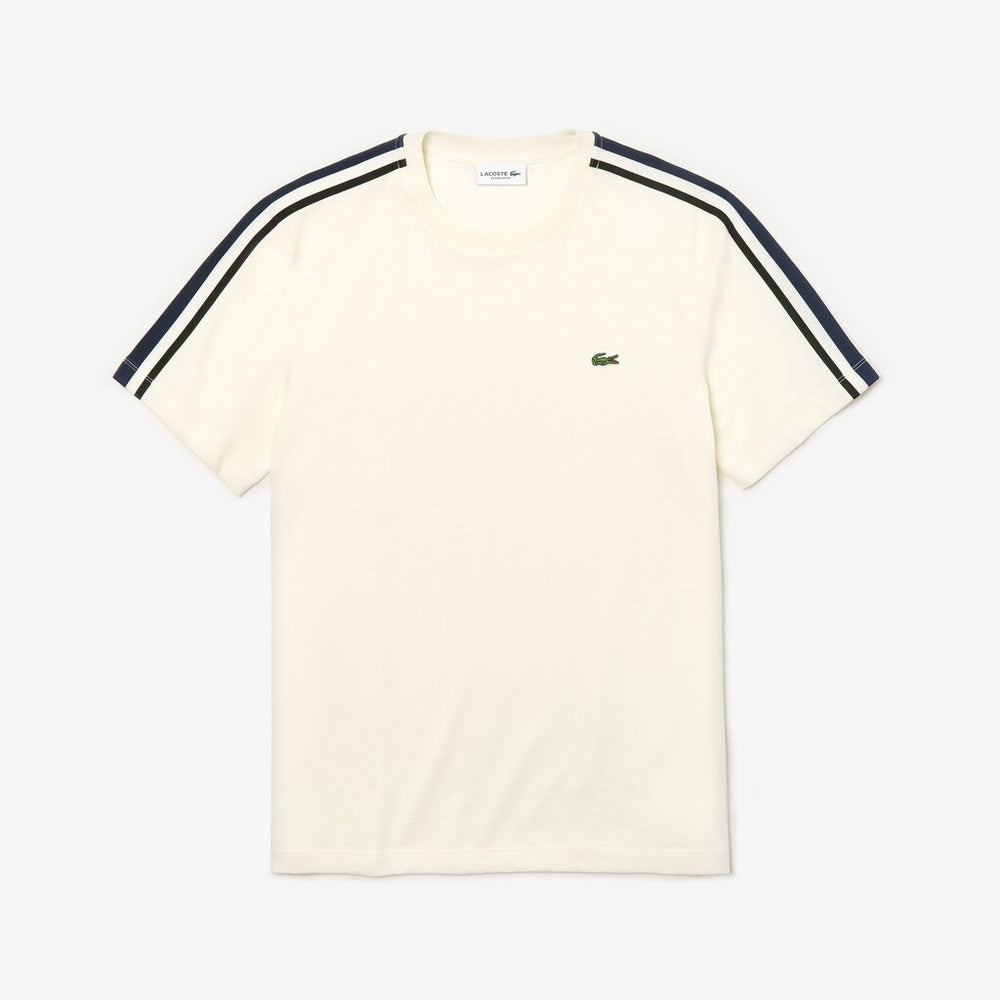 Stripe Sleeved Jersey T-Shirt | Lacoste Mens