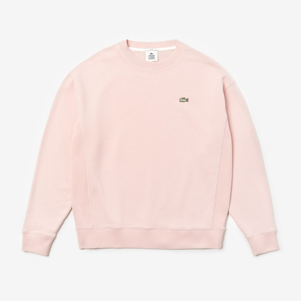 Unisex LIVE Cotton Fleece Sweatshirt | Lacoste Mens