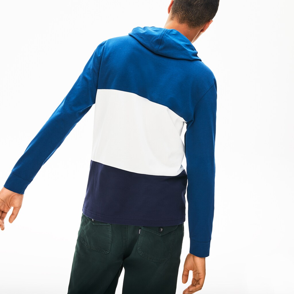 Color Block Long Sleeved Sweatshirt | Lacoste Mens